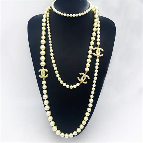 chanel jewelry pearl necklace